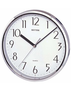 Rhythm Väggklocka Silver CMG839-BR19 24cm