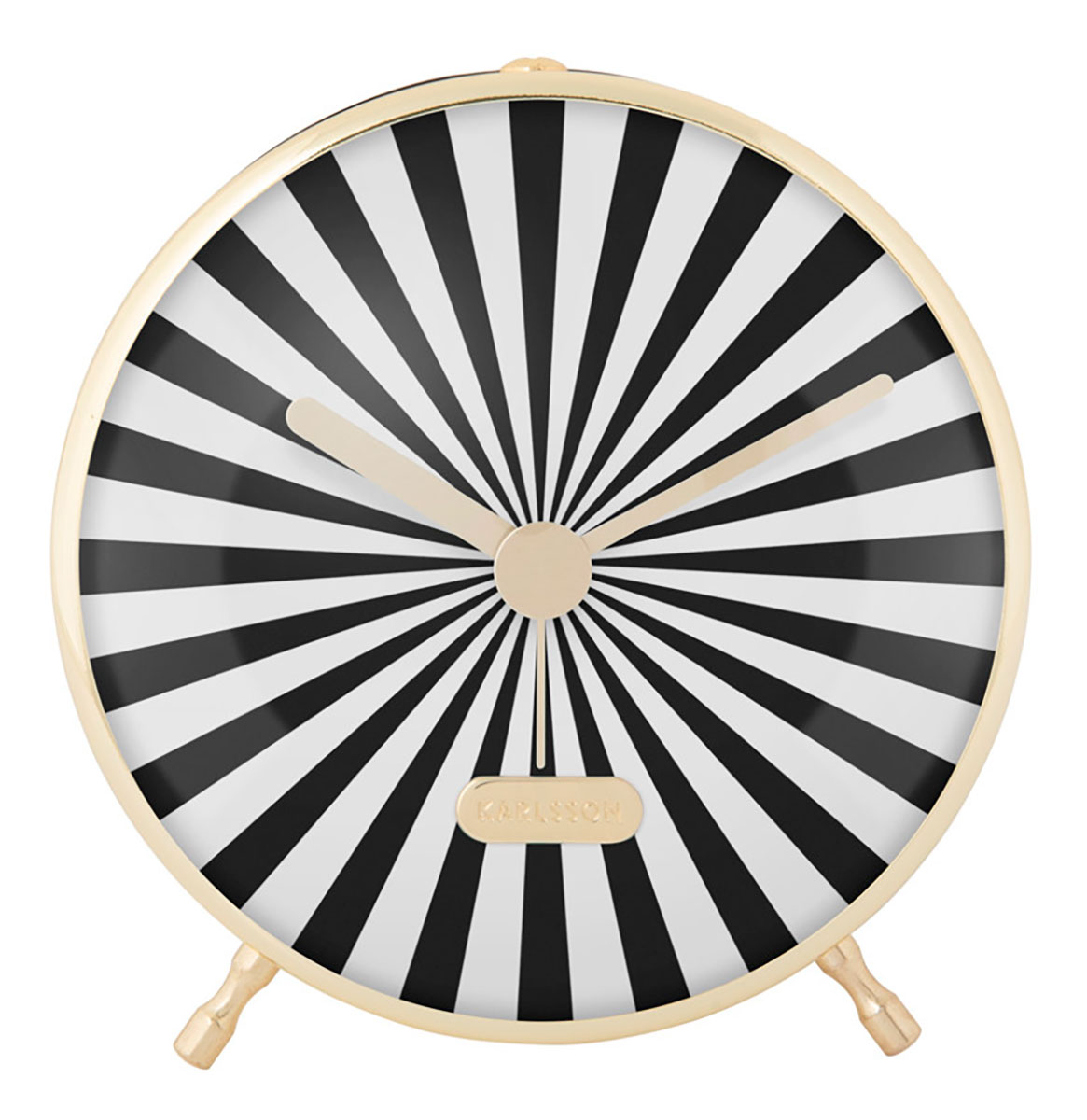 Karlsson väckarklocka Candy Swirl black & white KA6008BK