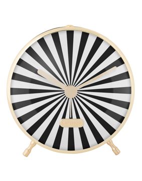 Karlsson väckarklocka Candy Swirl black & white KA6008BK