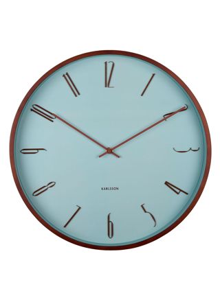 Karlsson väggklocka Scandia misty blue KA6014BL