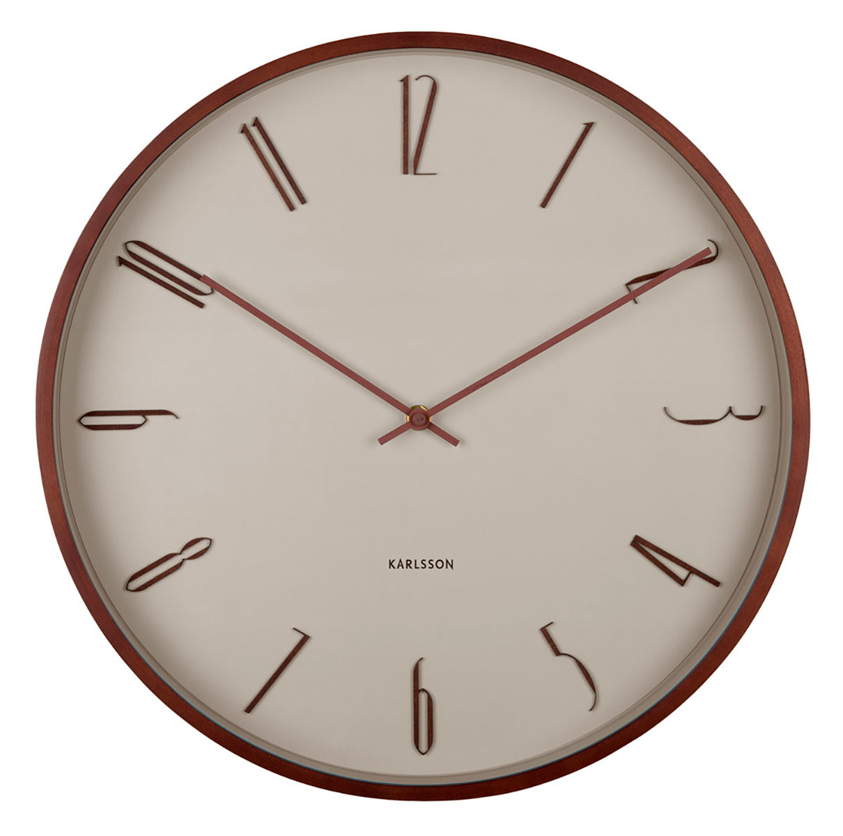 Karlsson väggklocka Scandia warm grey KA6014WG