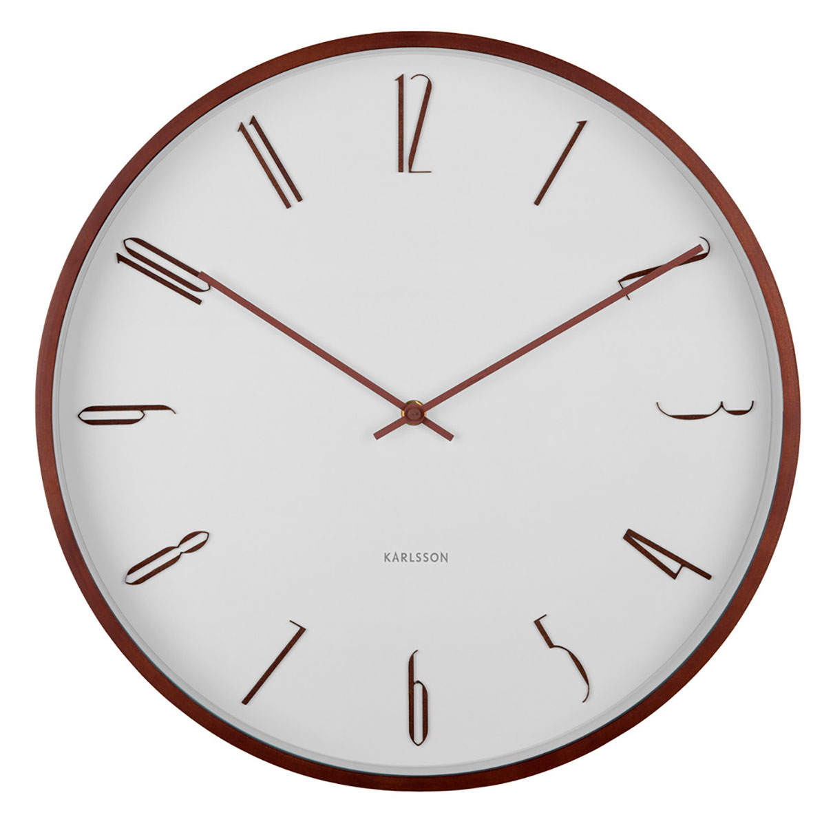 Karlsson väggklocka Scandia white KA6014WH