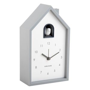 Karlsson väckarklocka Modern Cuckoo mouse grey KA6015GY main product photo