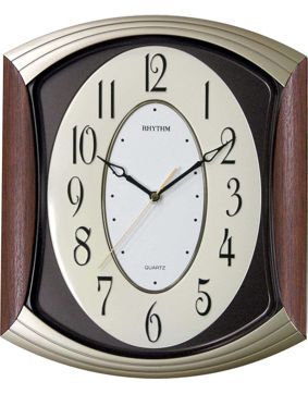 Rhythm Väggklocka Brun CMG856-NR06 32cm