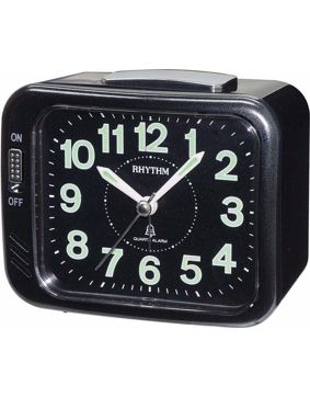 Rhythm Väckarklocka Svart CRA829-NR02