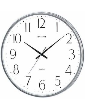 Rhythm Väggklocka Silver CMG817-NR19 32cm