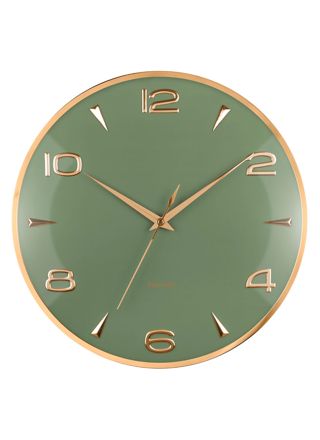 Karlsson väggklocka Sienna Glow jungle green KA6017GR
