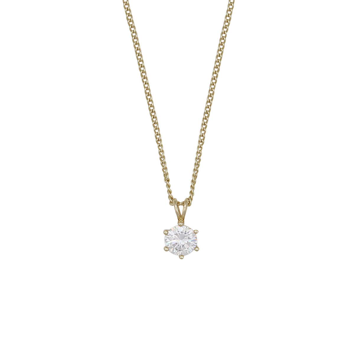 Snö of Sweden Callie guldpläterat halsband 42 cm 1396-0242251