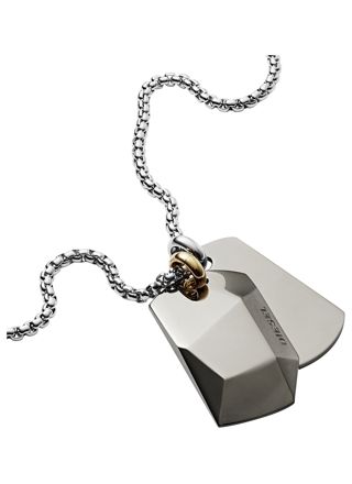Diesel halsband Double Dogtags DX1143040