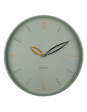 Karlsson väggklocka Petals grayed jade KA6012GR