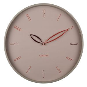 Karlsson väggklocka Petals warm grey KA6012WG main product photo