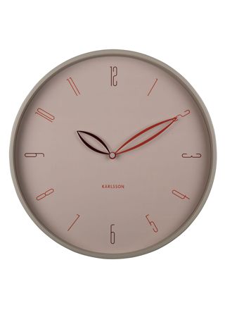Karlsson väggklocka Petals warm grey KA6012WG