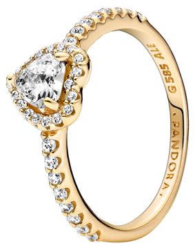 Pandora Elevated Heart ring 159139C01