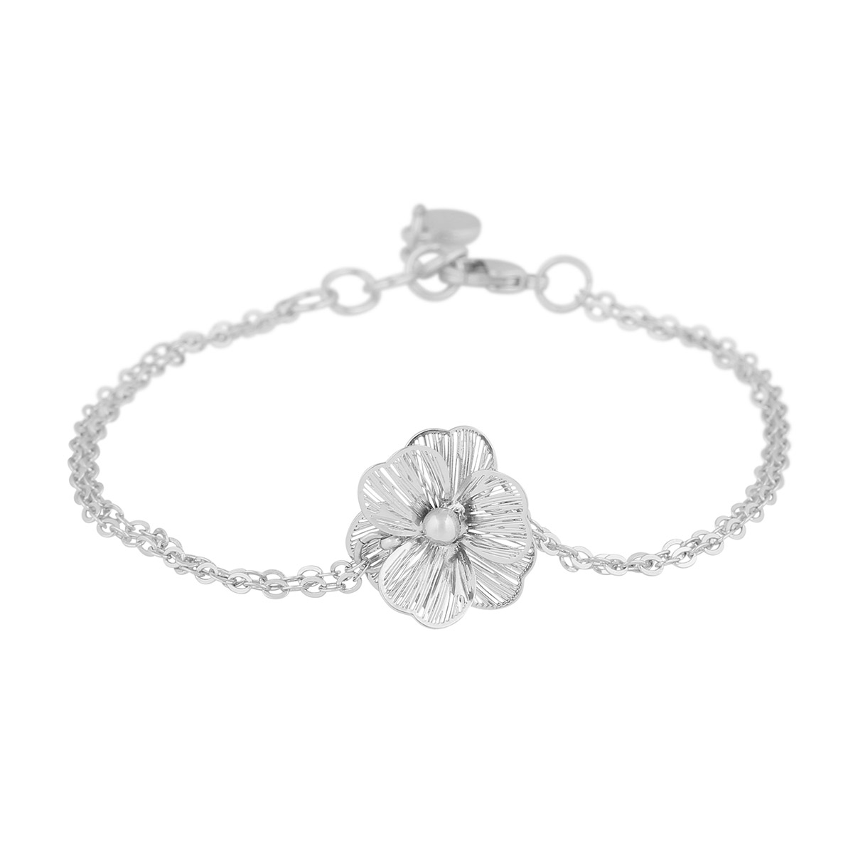 Snö of Sweden Flora silverpläterat armband 18 cm 1400-3100256