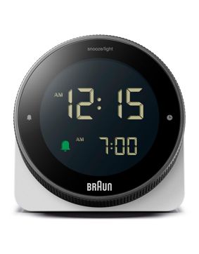 Braun digital väckarklocka vit BC24W