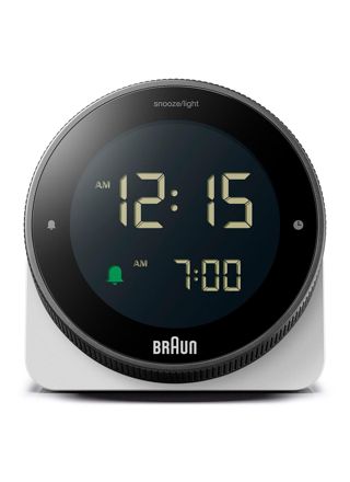 Braun digital väckarklocka vit BC24W