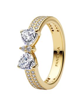 Pandora Timeless gnistrande rosett dubbelradig ring 163552C01
