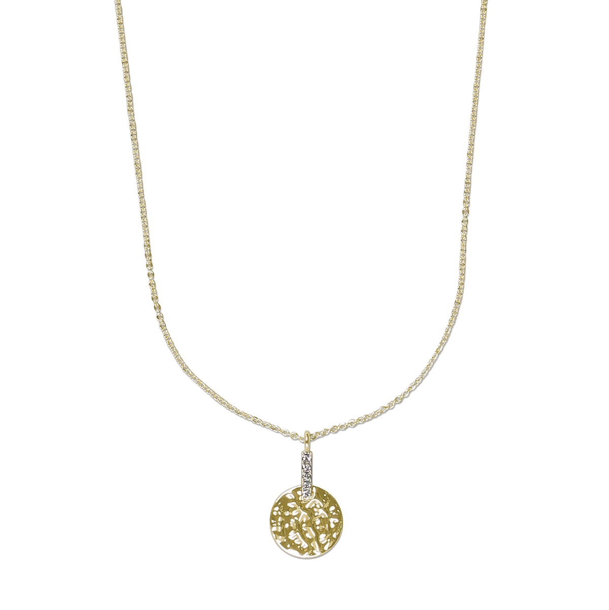 Snö of Sweden Union Casey förgyllt halsband 45 cm 1411-0160 251-ONE