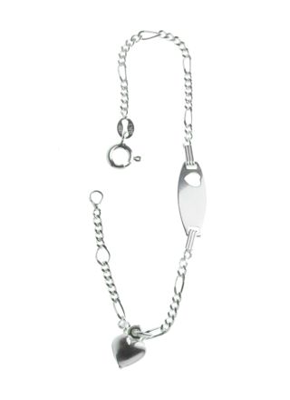 armband med hjärtbricka R2/16