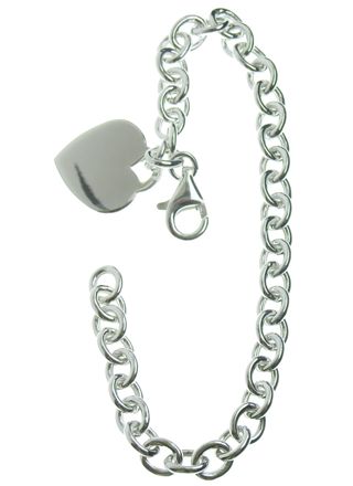 Armband med hjärt berlock R106/18.5