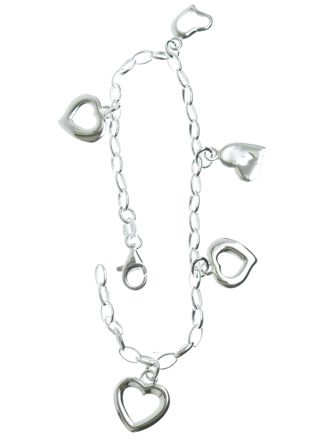 armband Hjärta och lås R27/18.5