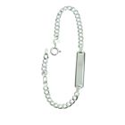 Silver pansarkedja med id-bricka R6/16