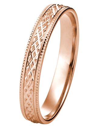 Kohinoor 003-621P diamantslipad ring roséguld