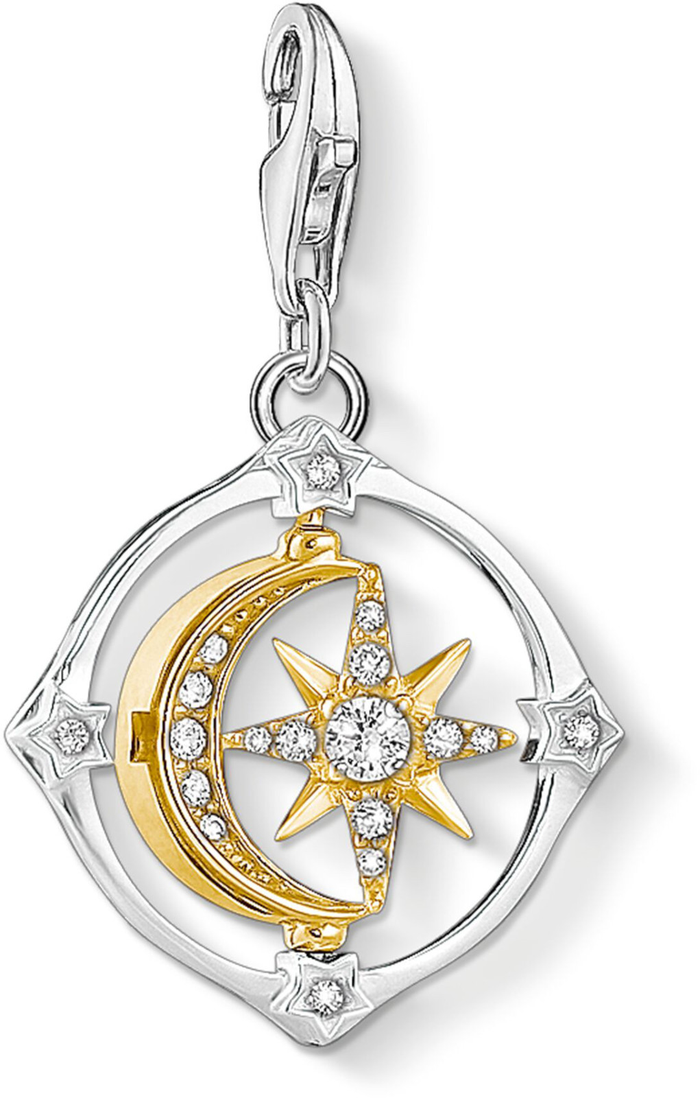 Thomas Sabo Charm club moveable moon & star berlock 1815-414-7