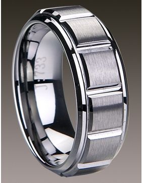 Bosie titan / tungsten ring 8mm TI&TU733