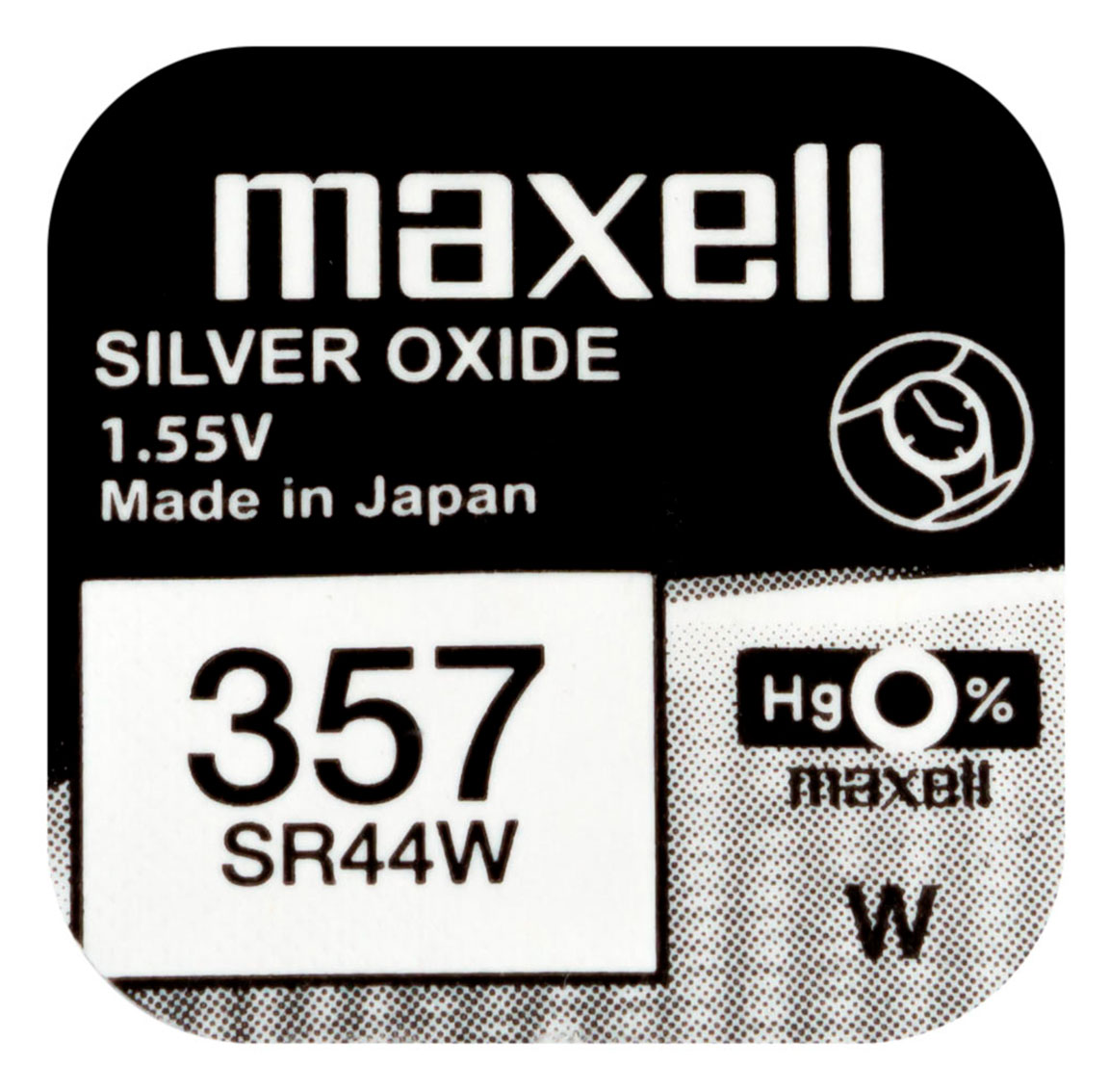 Maxell SR44W silveroxidbatteri 357