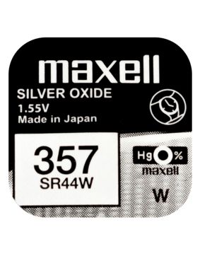 Maxell SR44W silveroxidbatteri 357