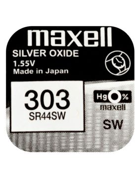 Maxell SR44SW silveroxidbatteri 303