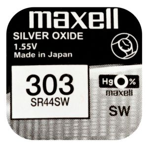 Maxell SR44SW silveroxidbatteri 303 main product photo