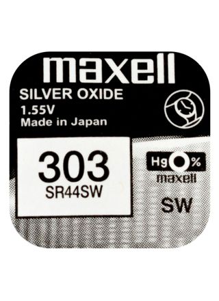 Maxell SR44SW silveroxidbatteri 303