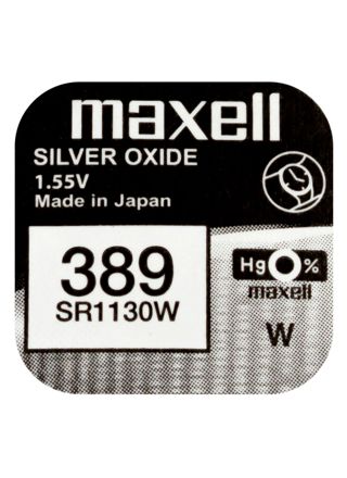 Maxell SR1130W silveroxidbatteri 389