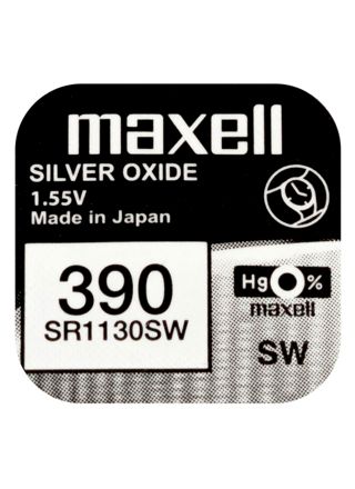 Maxell SR1130SW silveroxidbatteri 390