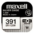 Maxell SR1120W silveroxidbatteri 391