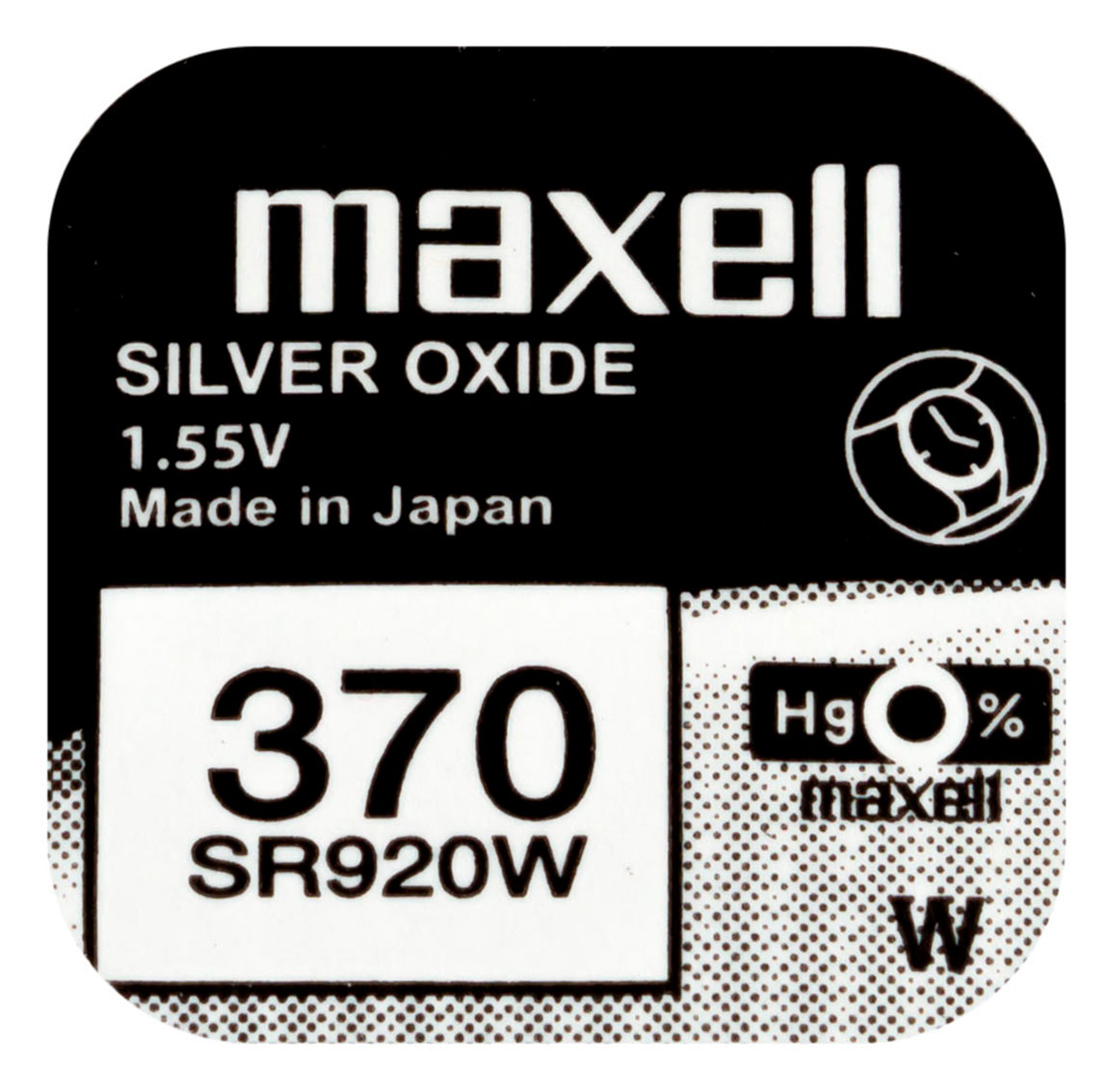 Maxell SR920W silveroxidbatteri 370