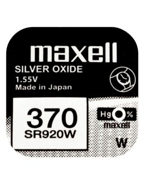 Maxell SR920W silveroxidbatteri 370