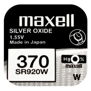 Maxell SR920W silveroxidbatteri 370 main product photo