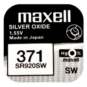 Maxell SR920SW silveroxidbatteri 371 main product photo