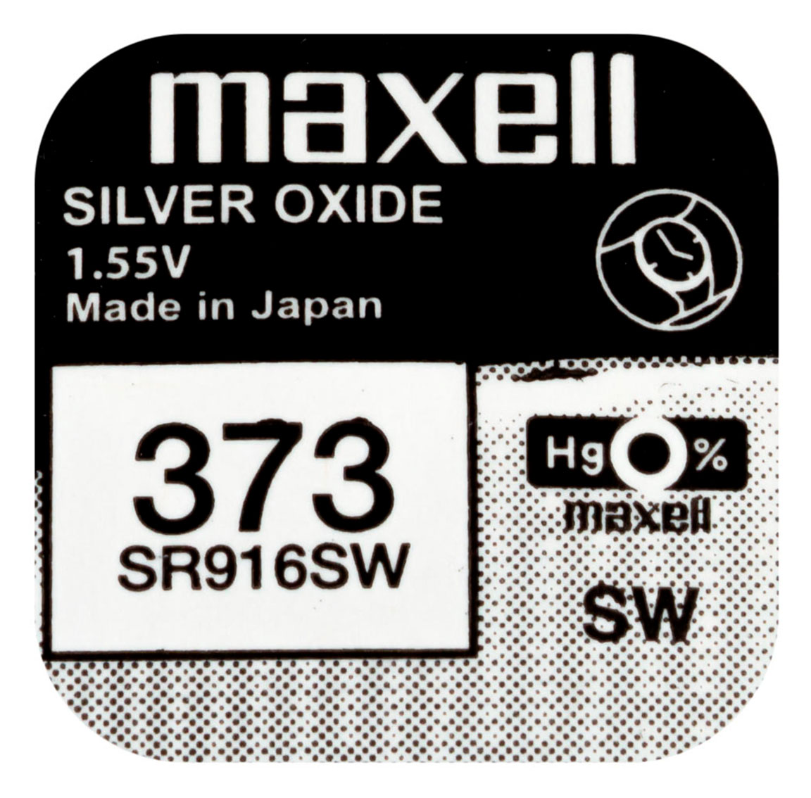 Maxell SR916SW silveroxidbatteri 373