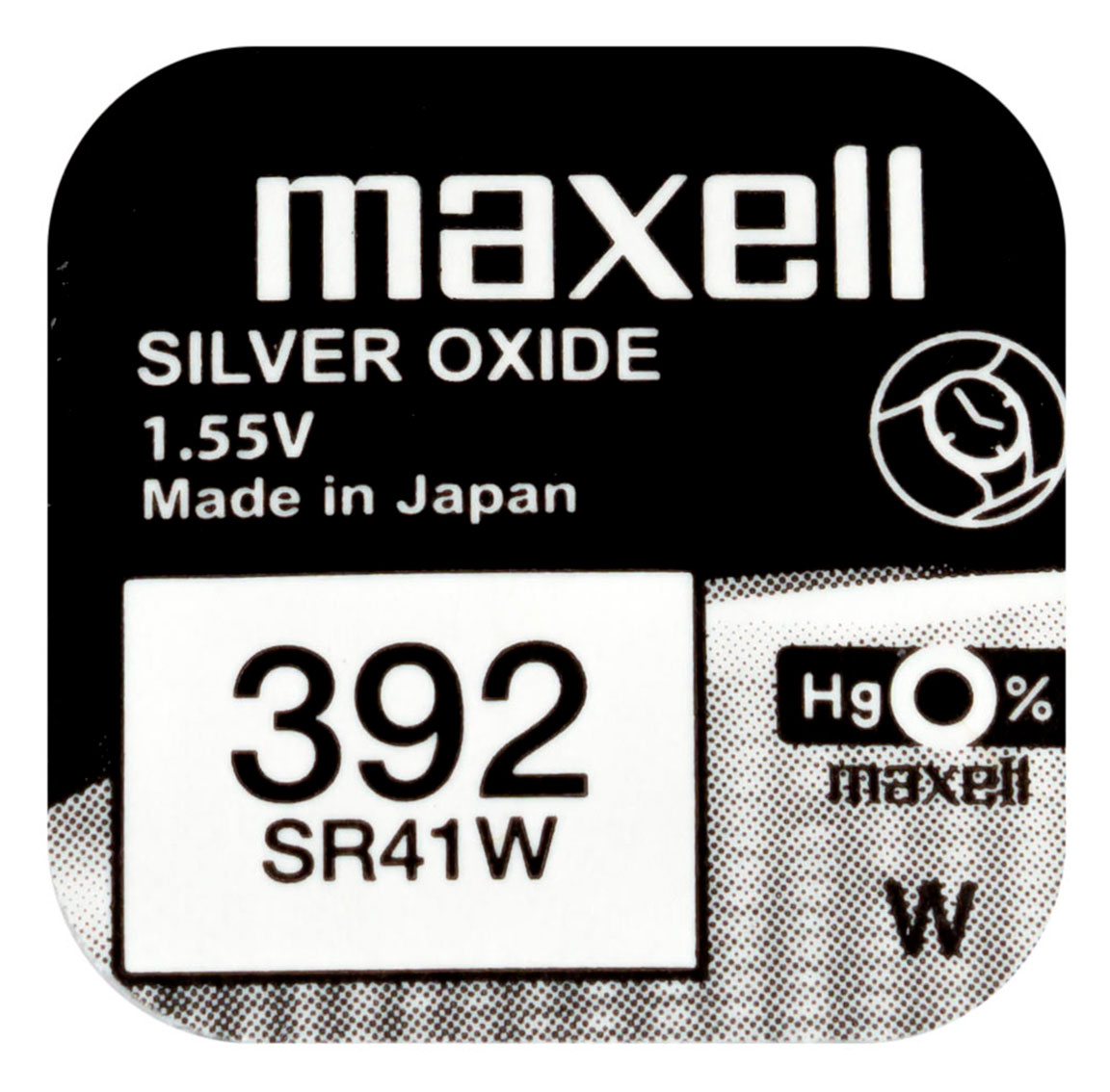 Maxell&#x20;SR41W&#x20;silveroxidbatteri&#x20;392