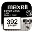 Maxell SR41W silveroxidbatteri 392