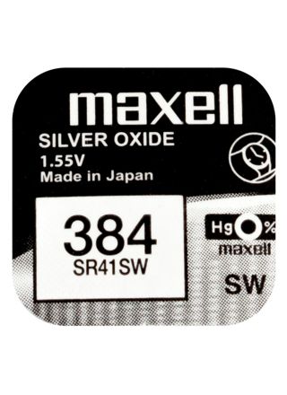 Maxell SR41SW silveroxidbatteri 384