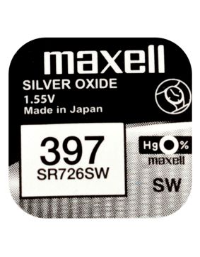 Maxell SR726SW silveroxidbatteri 397