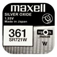 Maxell SR721W silveroxidbatteri 361