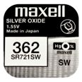 Maxell SR721SW silveroxidbatteri 362