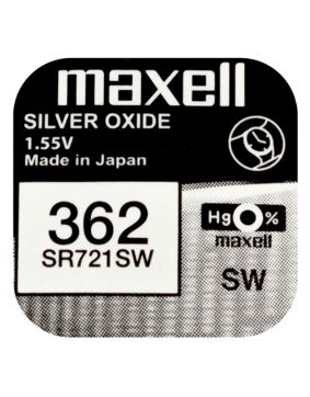 Maxell SR721SW silveroxidbatteri 362