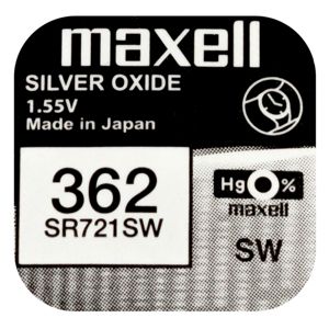 Maxell SR721SW silveroxidbatteri 362 main product photo
